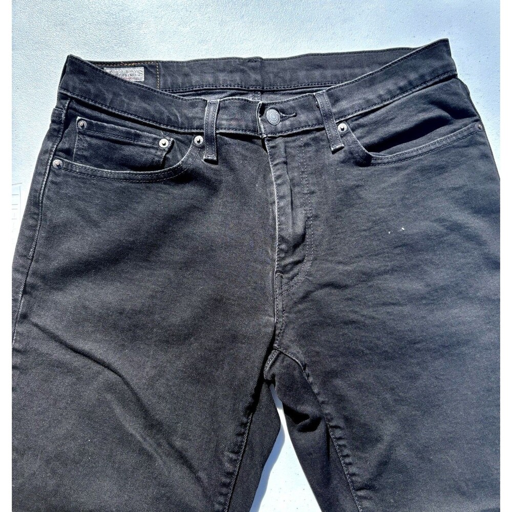Levi's 541 Denim Jeans Men's Sz 34x30 Black Athletic Fit Tapered Dark Wash